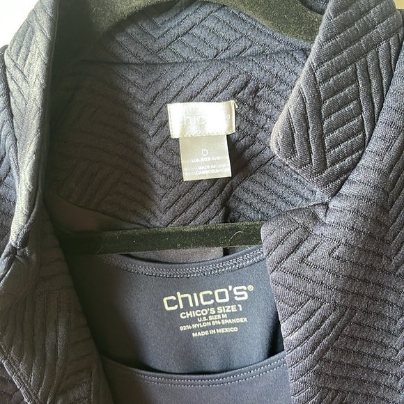 Chinos jacket and tank top in navy size 4/6 US and size M US - Picture 4 of 5